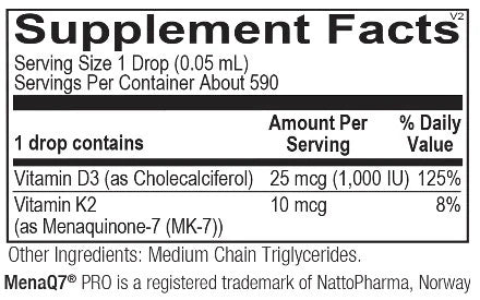 Liquid Vitamin D3 with K2