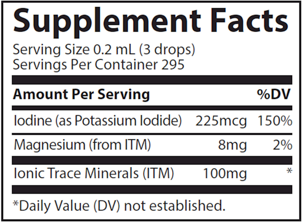 Ionic Iodine from Potassium Iodide