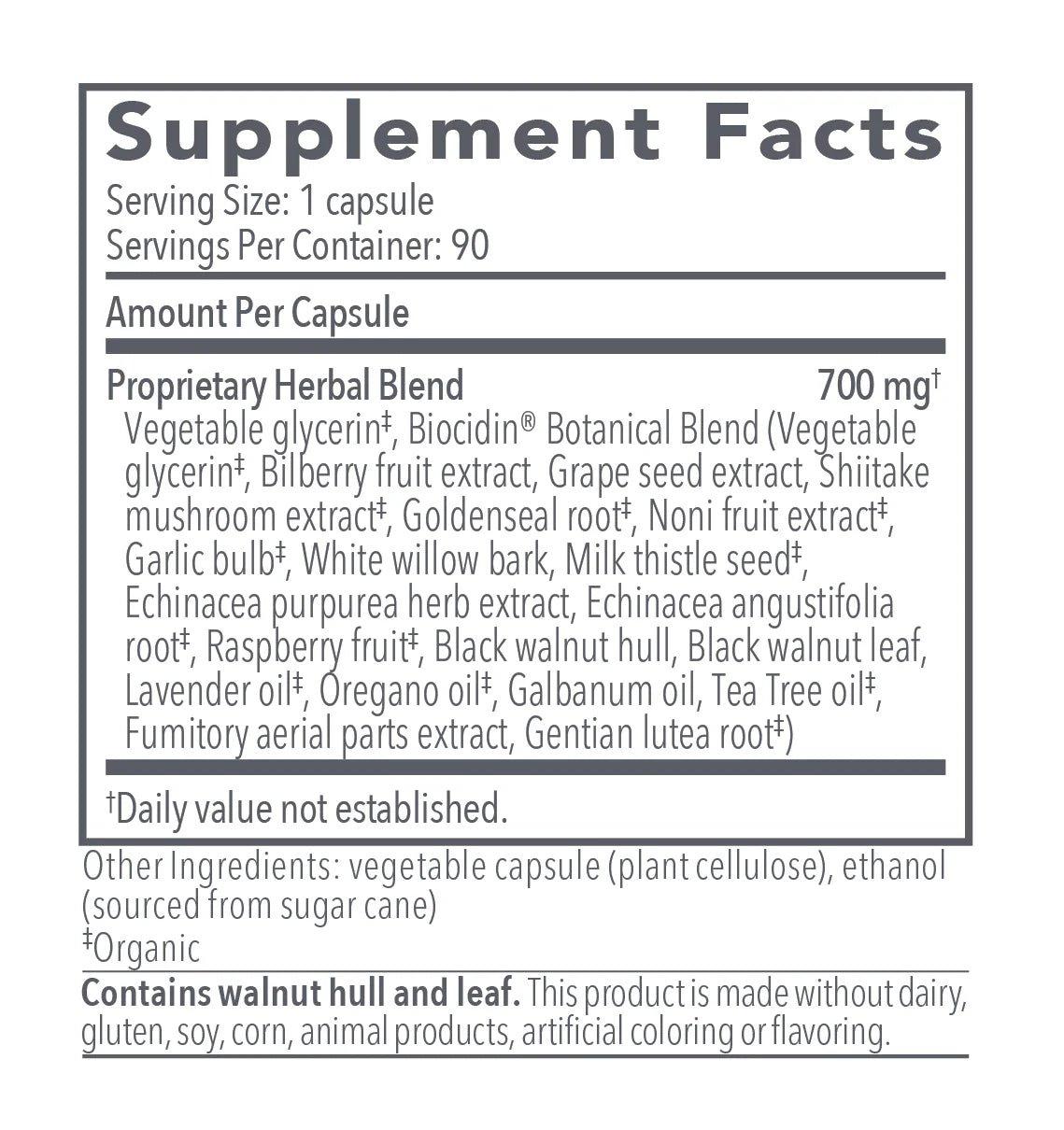 Biocidin® Capsules - Broad-Spectrum Liquid Capsule