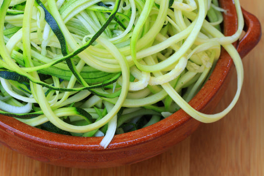 Zoodle (Zucchini Noodles) Shrimp Scampi Easy Healthy Recipe