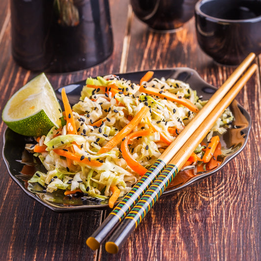 Asian Cabbage Salad Easy Healthy Recipe