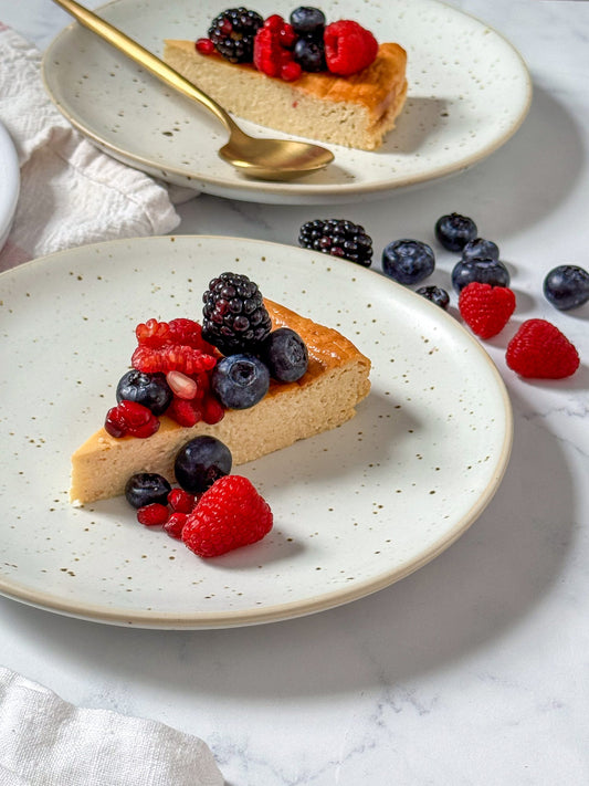 5-Ingredient Crustless "Cheesecake" Easy Healthy Recipe