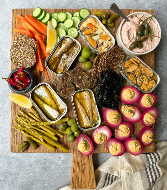 Mediterranean Snack Board Easy Healthy Recipe