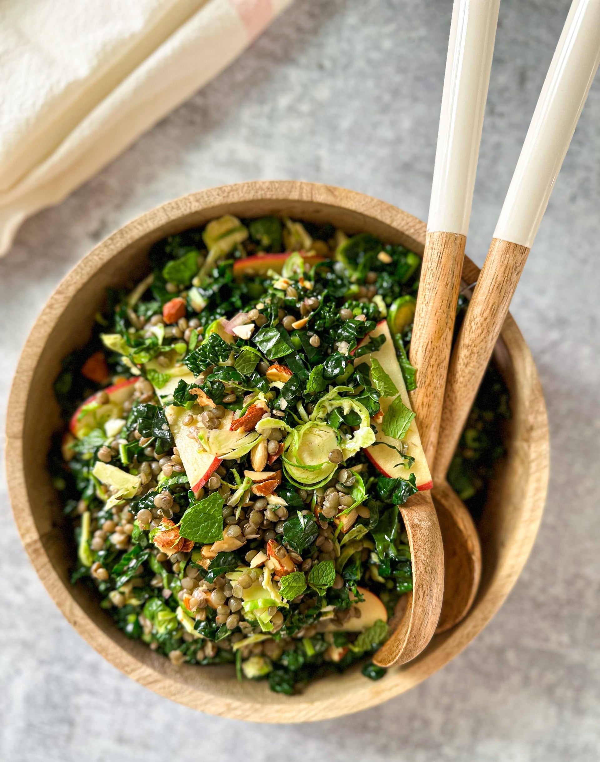 Apple Lentil Winter Greens Salad – Mark Hyman, MD