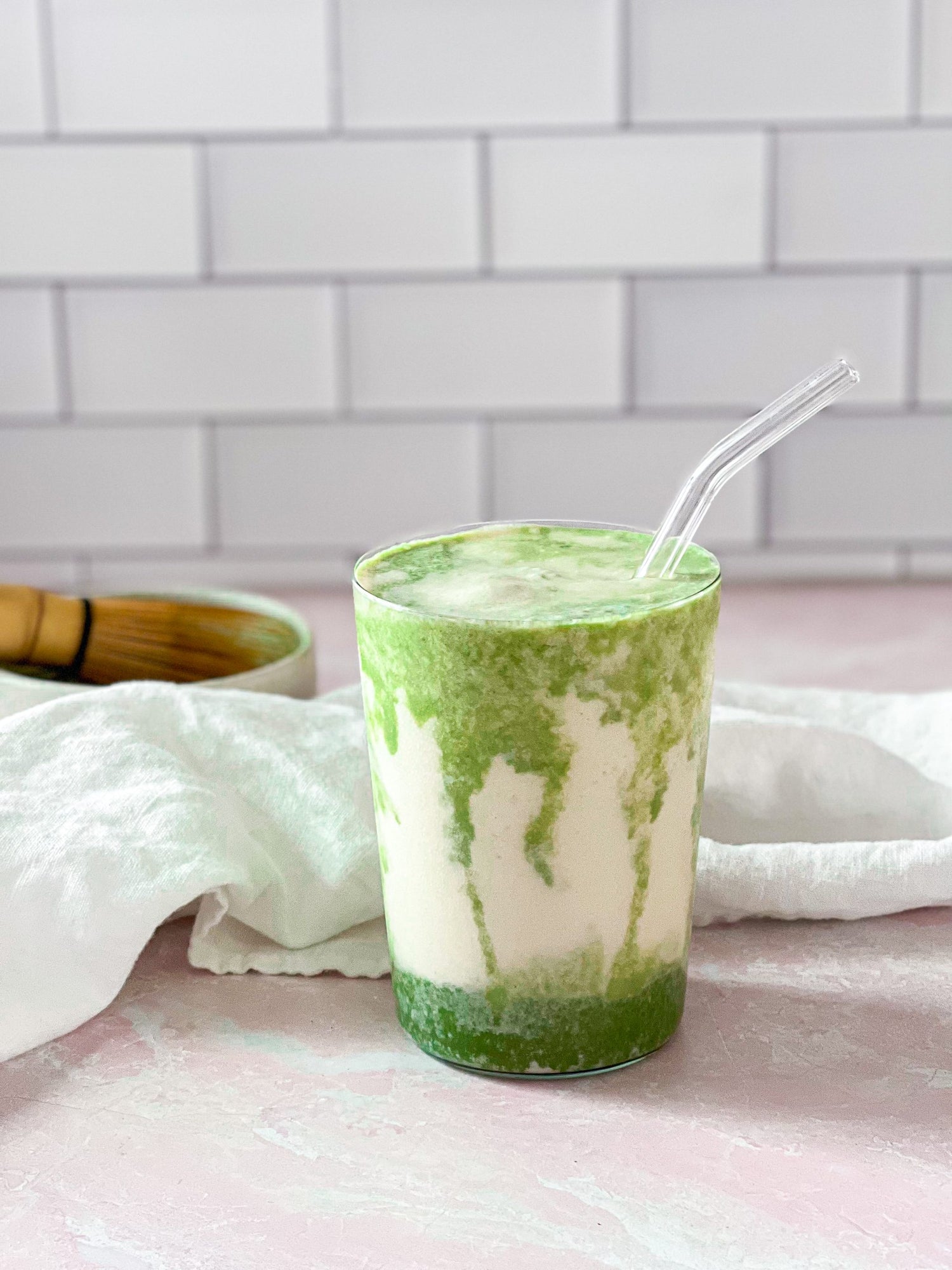 Matcha Collagen Cloud Smoothie Easy Healthy Recipe