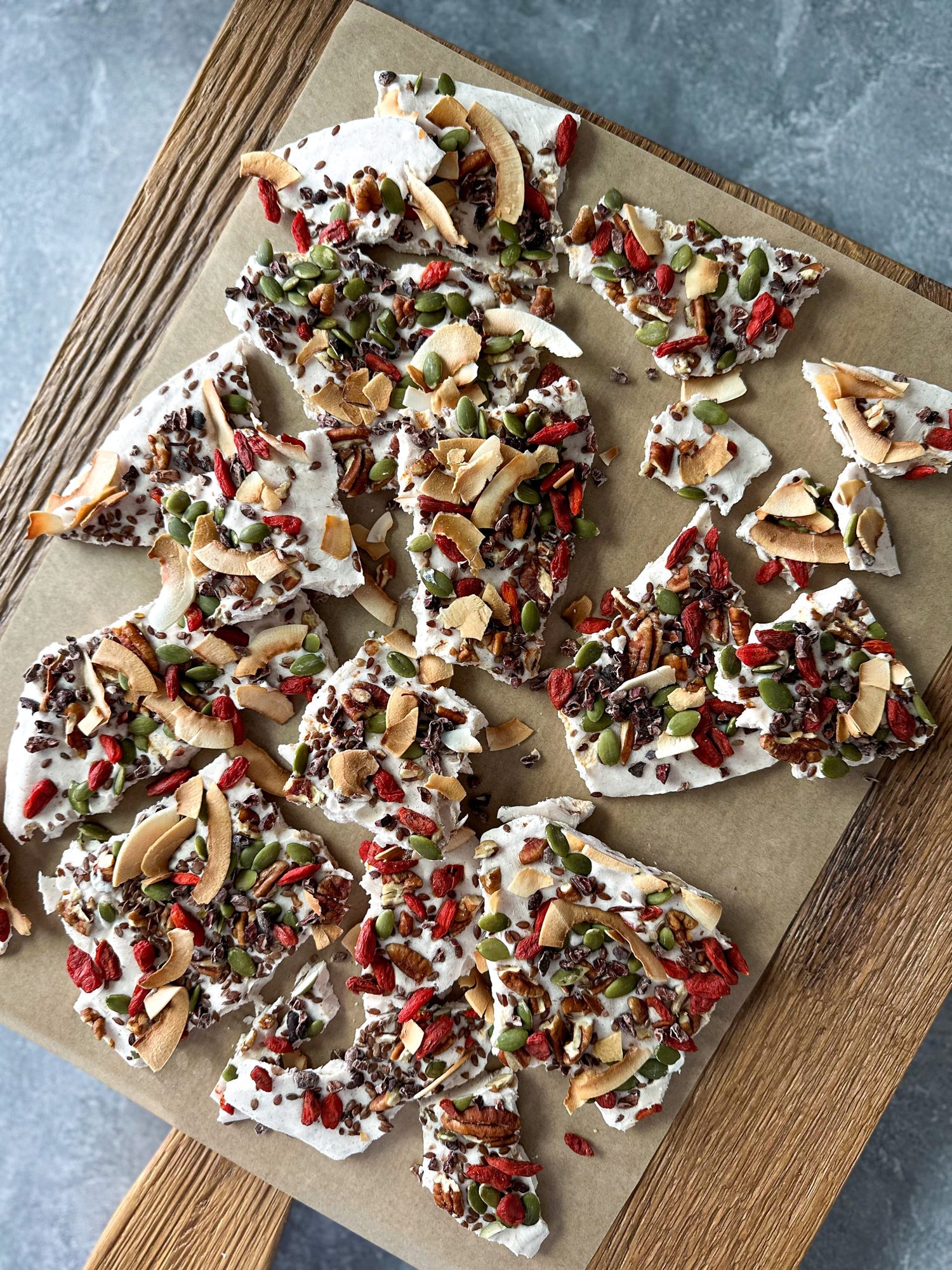 Frozen Yogurt Bark Easy Healthy Recipe