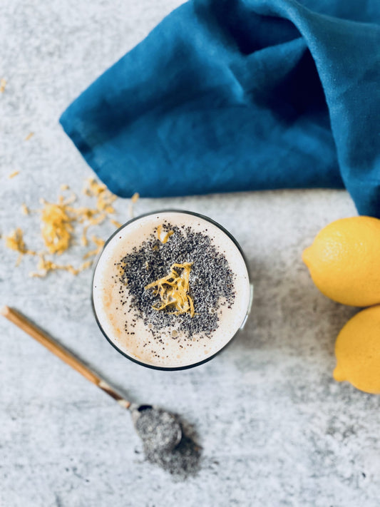 Lemon Poppy Smoothie Easy Healthy Recipe