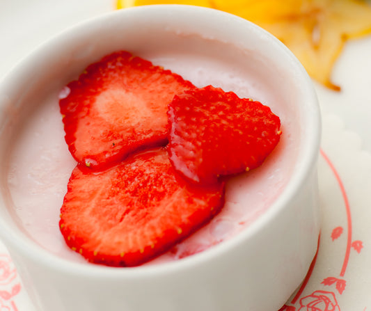 Healing Meals - Strawberry Panna Cotta Easy Healthy Recipe