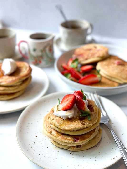 Strawberry Blender Pancakes Easy Healthy Recipe