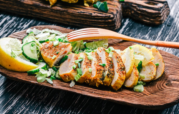Creamy Fennel Kale Chicken Salad Easy Healthy Recipe
