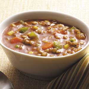 Hearty Lentil Soup (Vegetarian) Easy Healthy Recipe