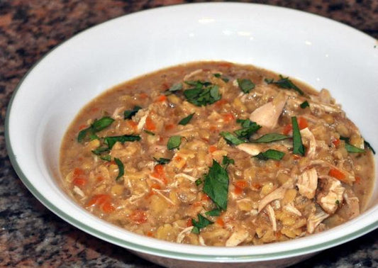 Lentil and Chicken Stew Easy Healthy Recipe