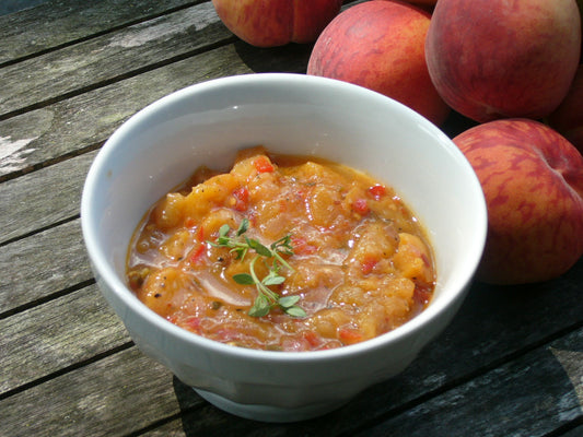 Peach Chutney Easy Healthy Recipe