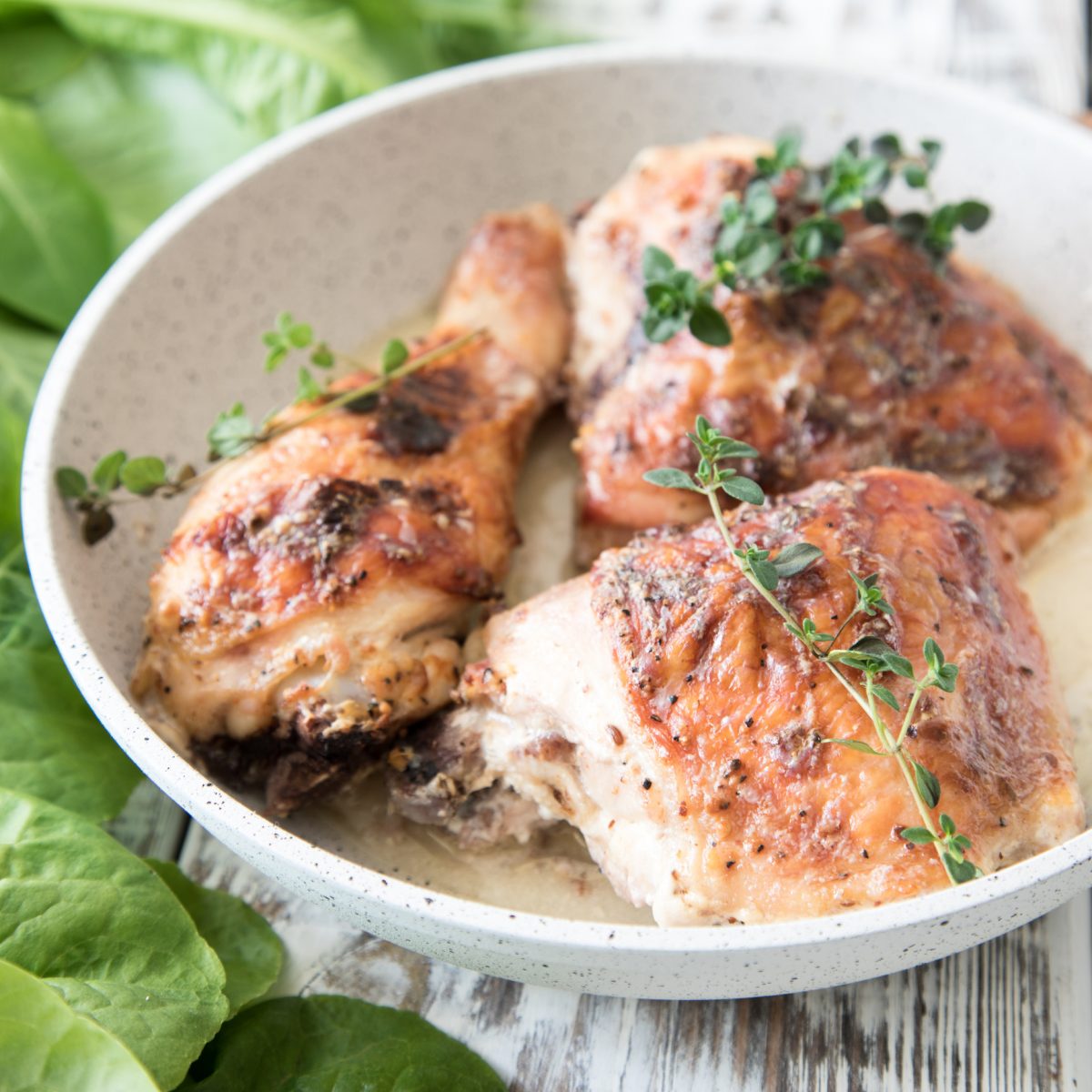 Easy Dijon Chicken or Salmon Easy Healthy Recipe