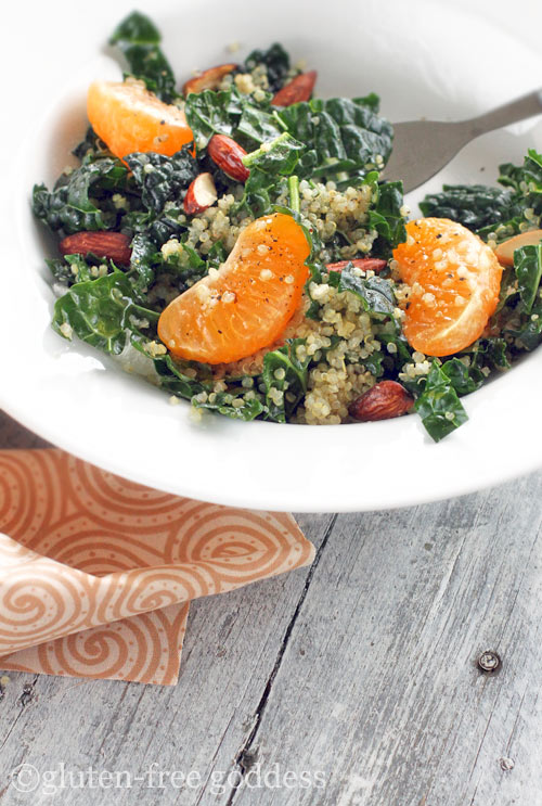 Roasted Quinoa with Kale and Almonds Easy Healthy Recipe