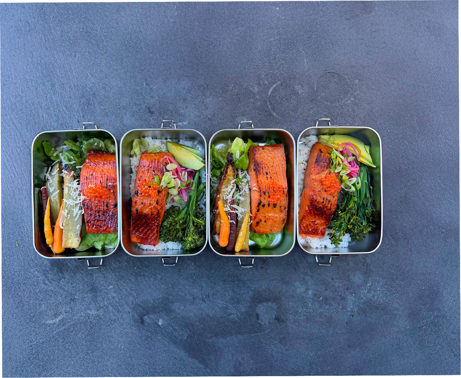 Miso-Glazed Salmon Bowl