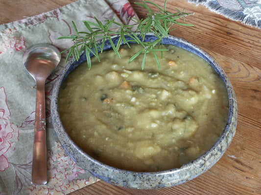 Split Pea and Rosemary Soup Easy Healthy Recipe