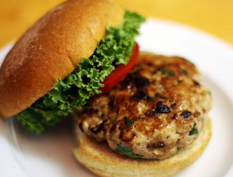 Sun-Dried Tomato Turkey Burgers Easy Healthy Recipe