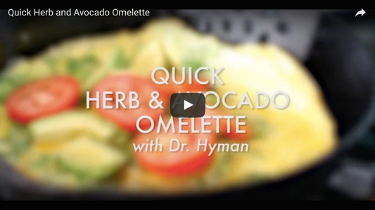 Quick Herb and Avocado Omelet Easy Healthy Recipe