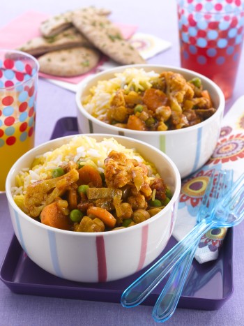 Vegetable Curry with Chick Peas Easy Healthy Recipe