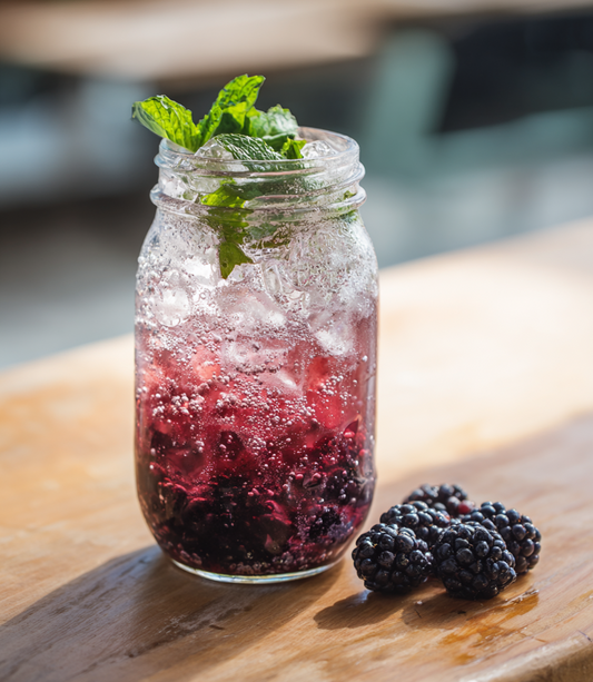 Blackberry and Mint Refresher