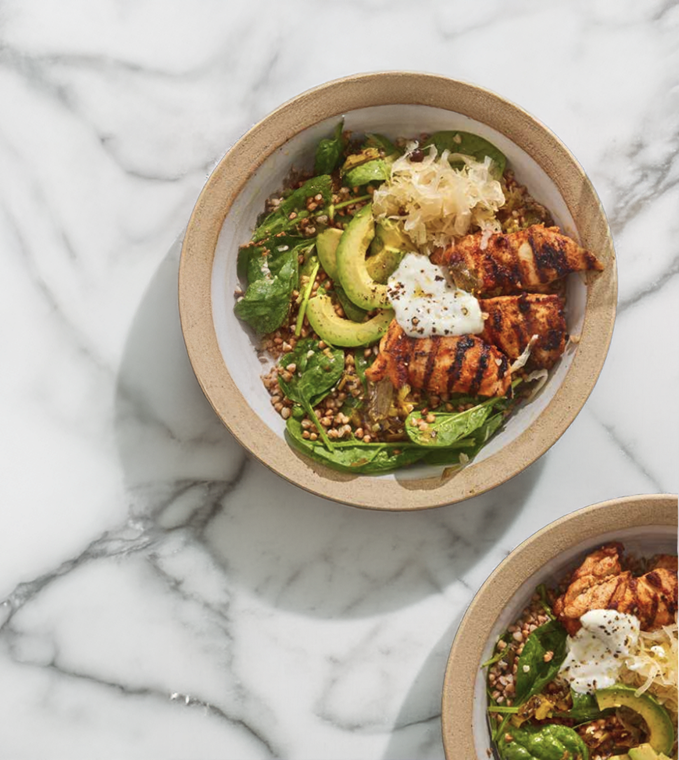 Buckwheat Bowl with Smoked Paprika Chicken