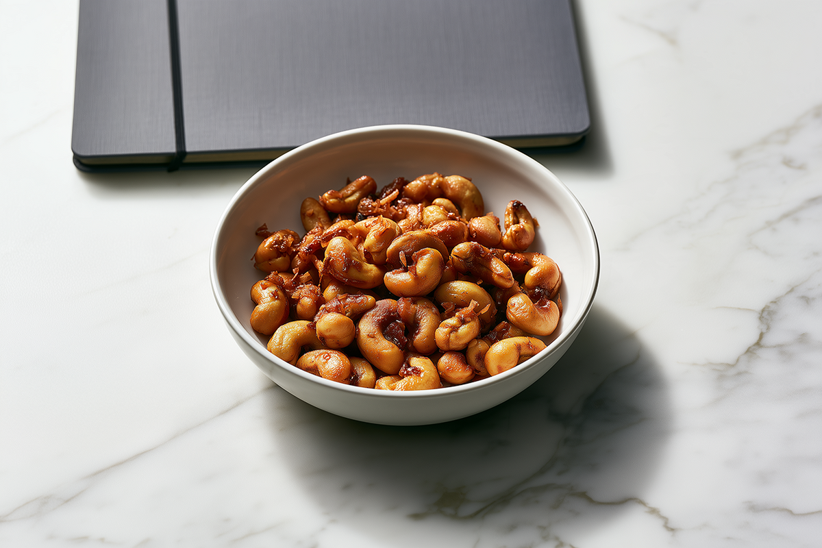 Coconut Curry Cashews