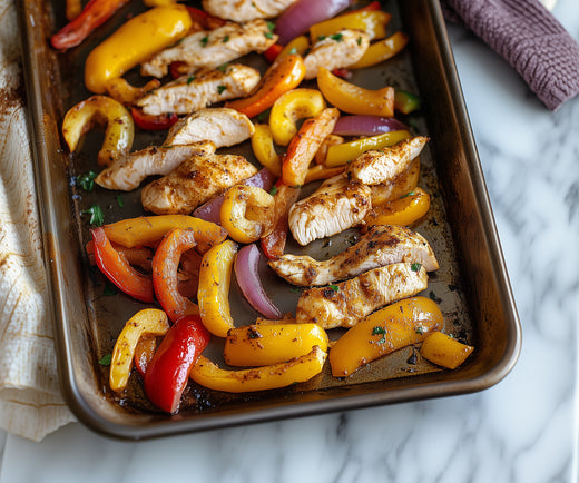 Chicken Fajita Sheet Pan