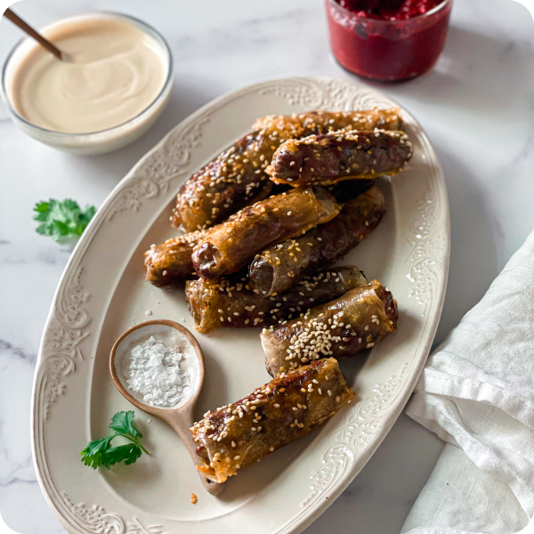 Crispy Chicken Liver Spring Rolls with Homemade Harissa – Mark Hyman, MD