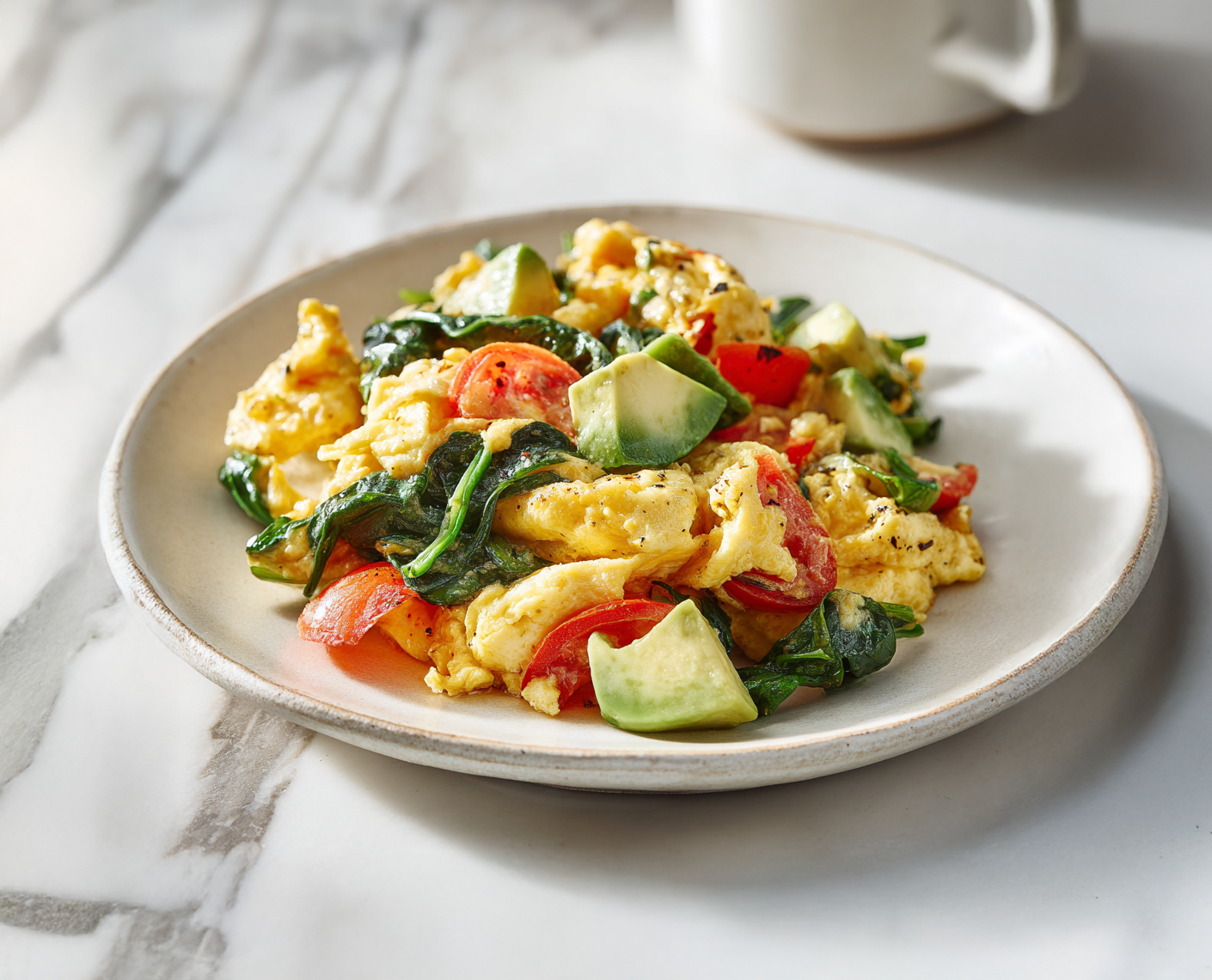 Quick Veggie Scramble