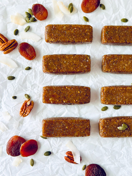 Apricot Nut & Seed Bars Easy Healthy Recipe