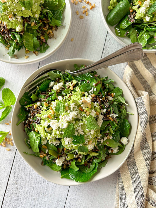 Wild Rice Superfood Salad Easy Healthy Recipe