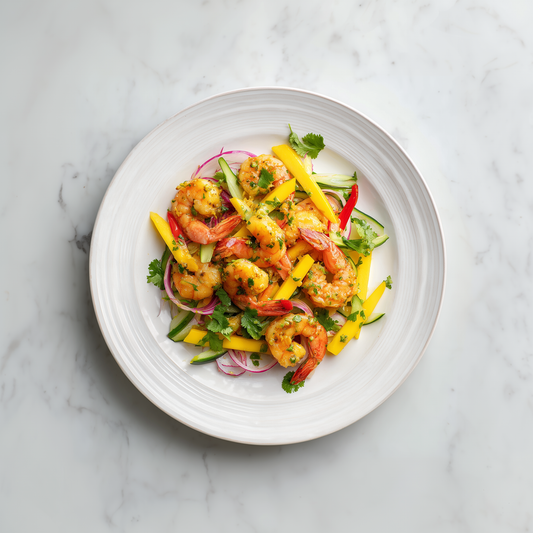 Thai-Style Shrimp with Mango Salad