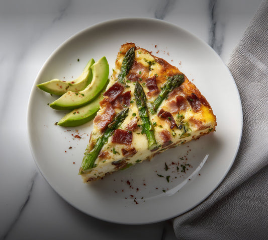 Bacon, Asparagus, and Shallot Frittata