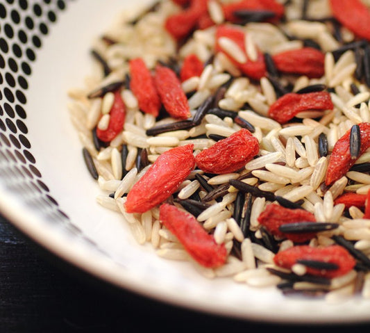 Pecan Wild Rice and Goji Berry Pilaf Easy Healthy Recipe