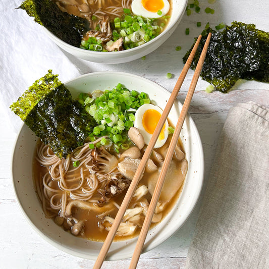 Mushroom Bone Broth Ramen Soup