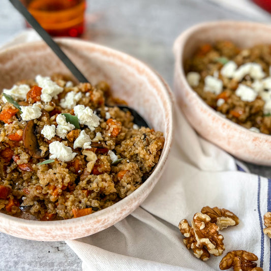 Aromatic Quinoa Yam Risotto