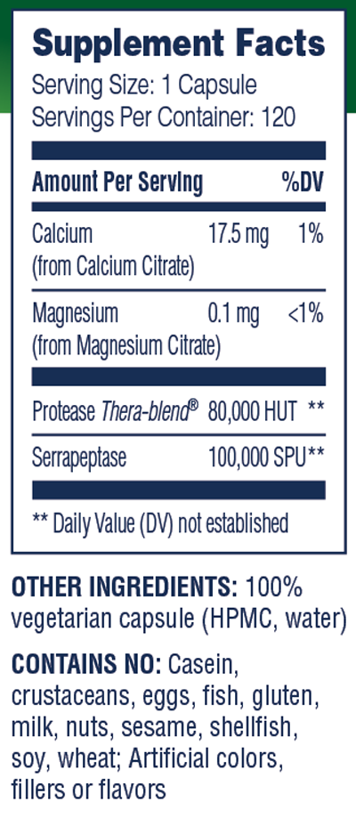 Serrapeptase Pro (Formally SerraGold)