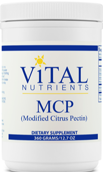 Bottle of MCP (Modified Citris Pectin)