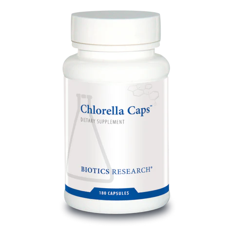 Bottle of Chlorella 180 ct caps