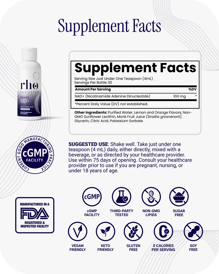 NAD+ (Nicotinamide Adenine Dinucleotide) 100mg
