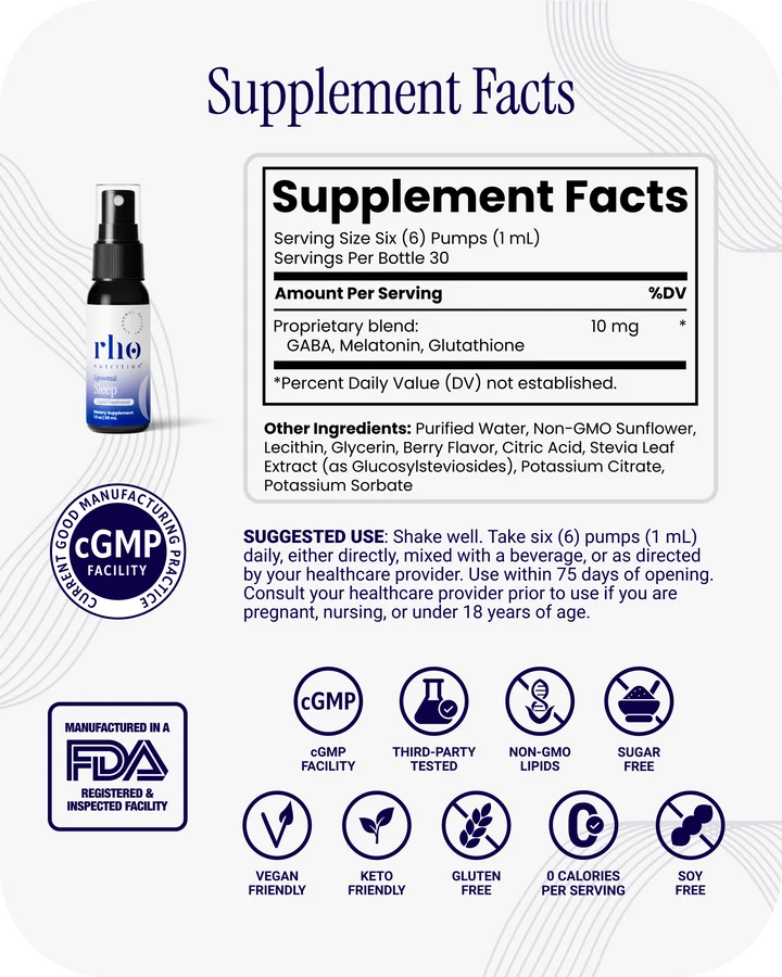 Liposomal Sleep Formula