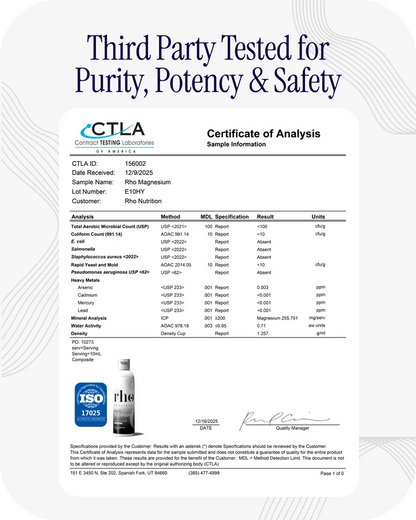 Liposomal Magnesium