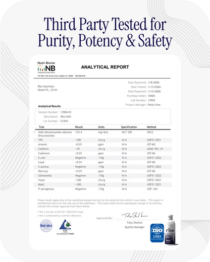 NAD+ (Nicotinamide Adenine Dinucleotide) 100mg