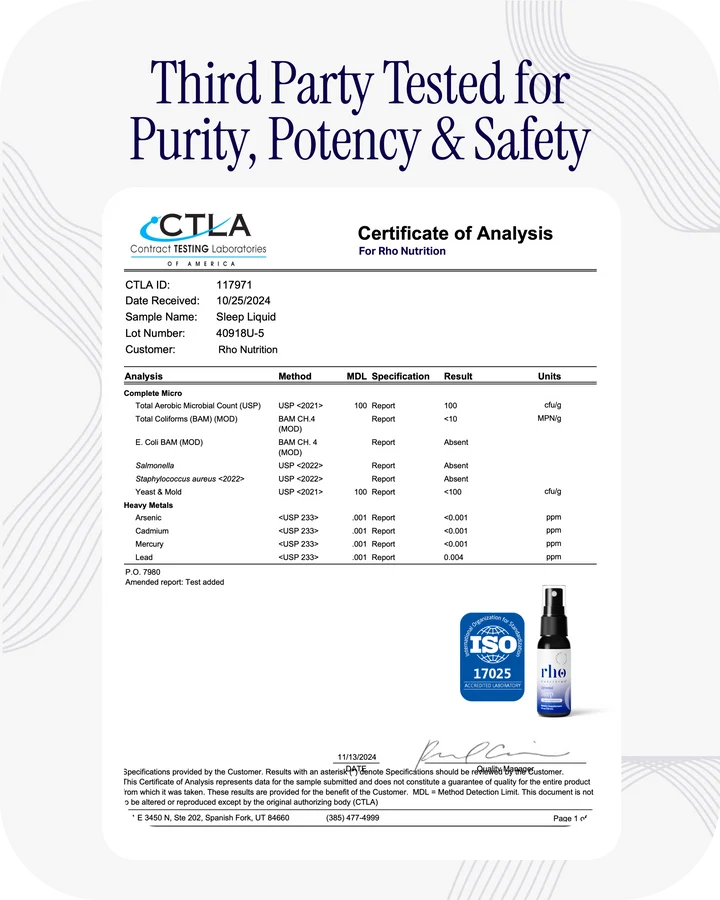 Liposomal Sleep Formula