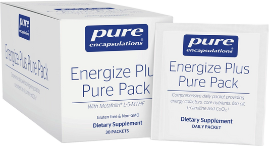 Bottle of Energize Plus Pure Packs