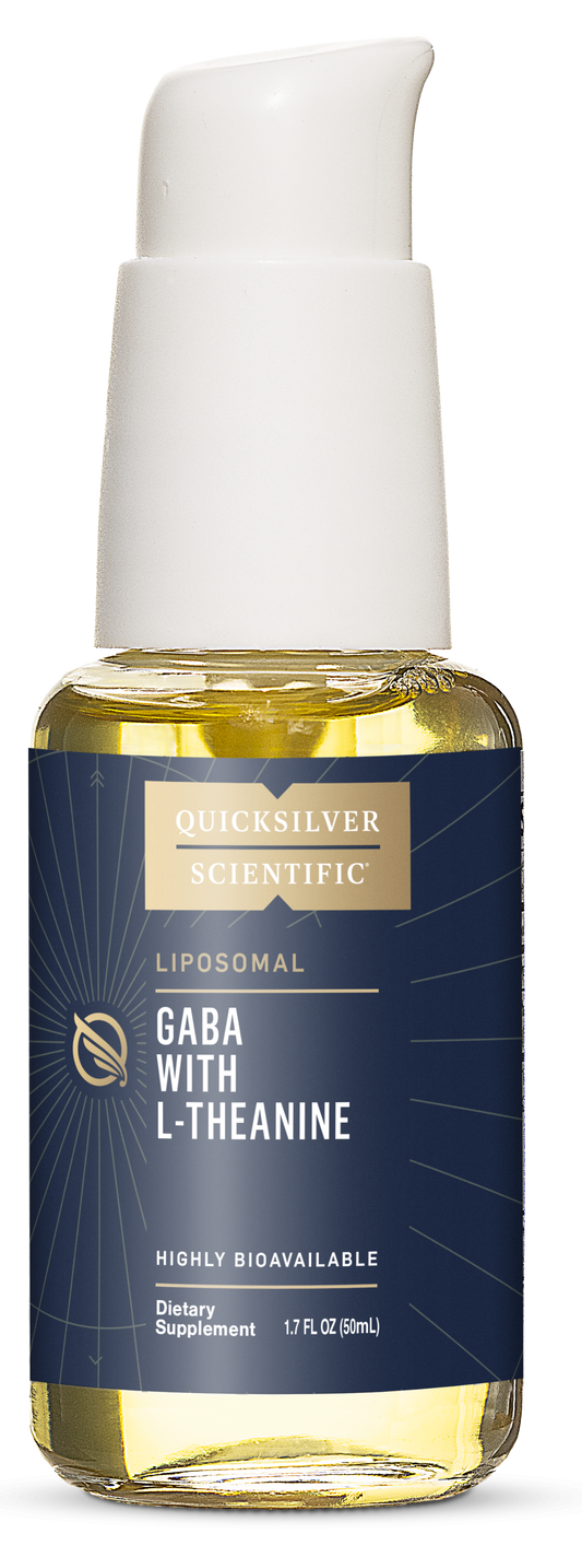 Bottle of GABA with L-Theanine 1.7 oz.