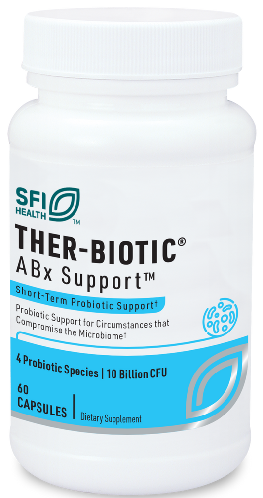 Bottle of Ther-Biotic ABx Support 60ct
