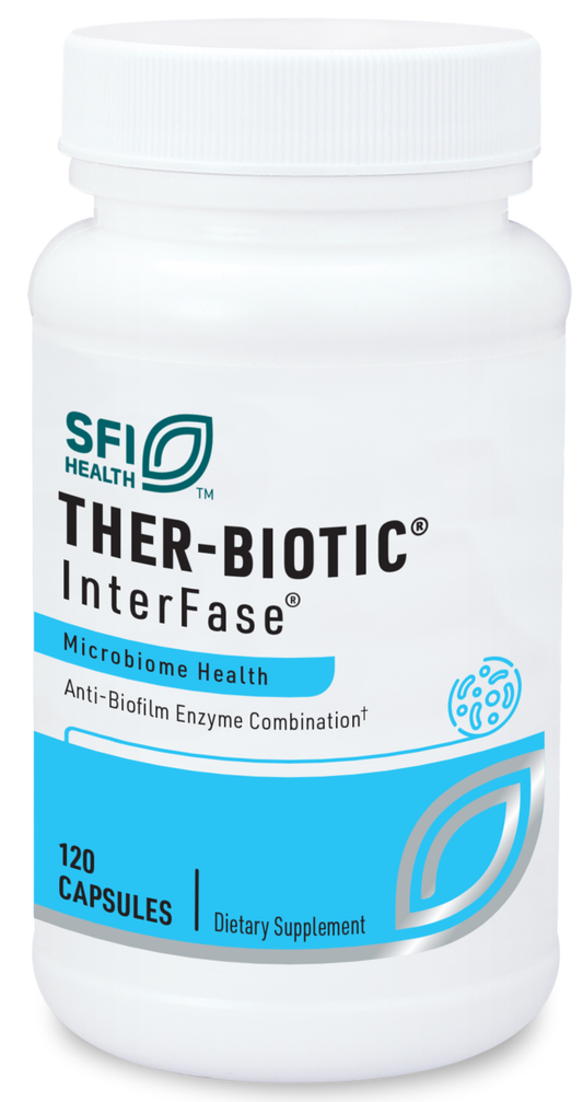Bottle of Ther-Biotic InterFase 120ct