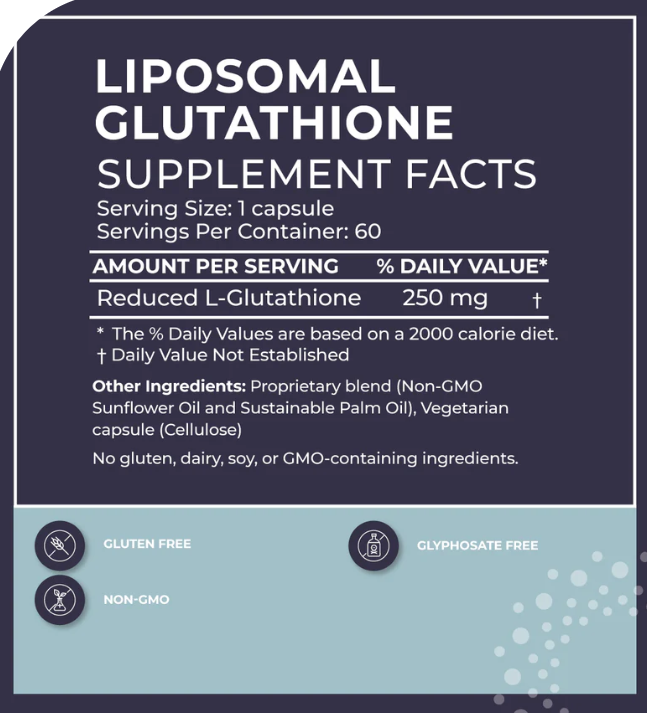 third party tested liposomal glutathione Youtheory + Resveratrol Liposomal Glutathione 120ml